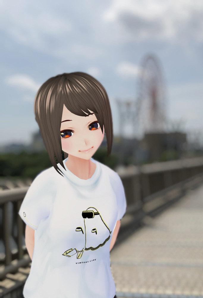 FumiFumi2019 modeling Hikagami Hinami moucou shirt