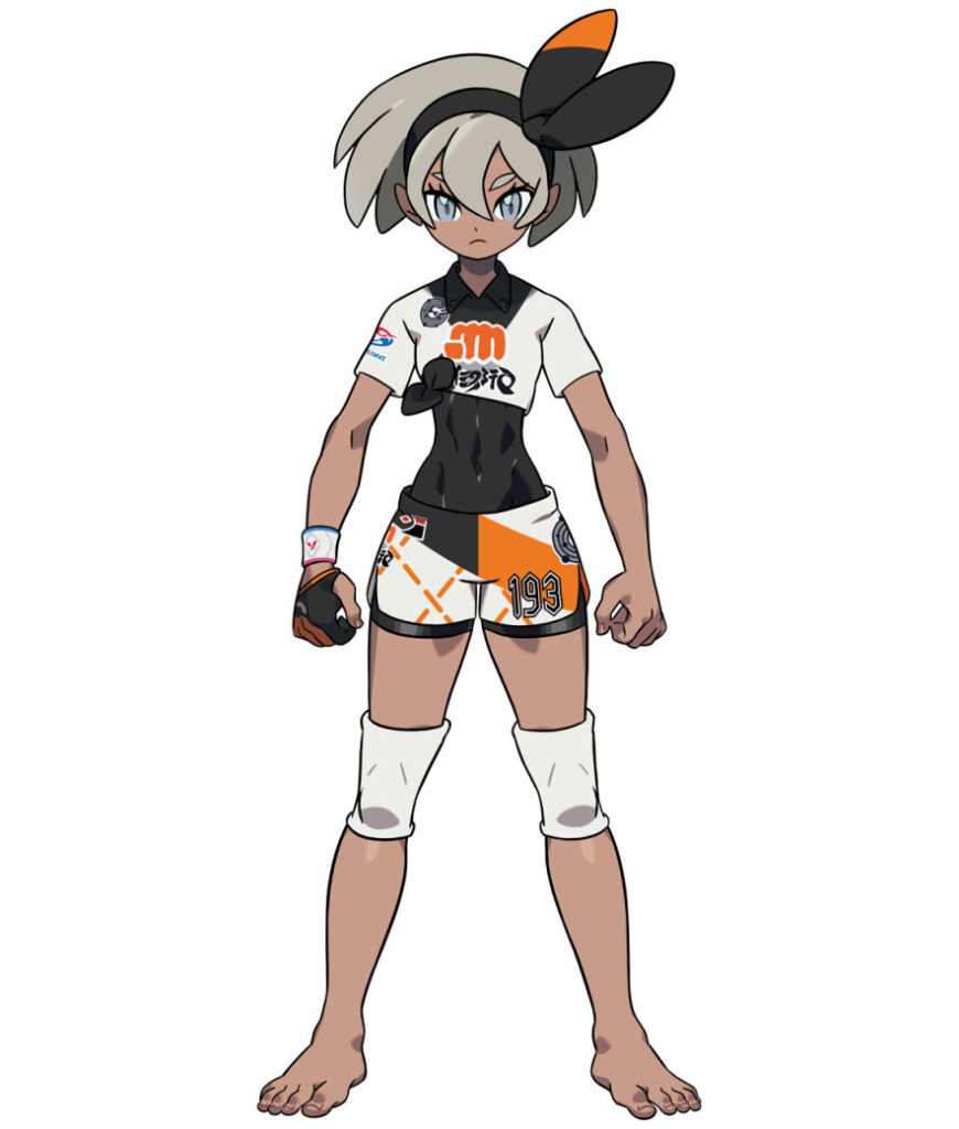 Fighting type Gym Leader Bea from Pokemon Sword Version