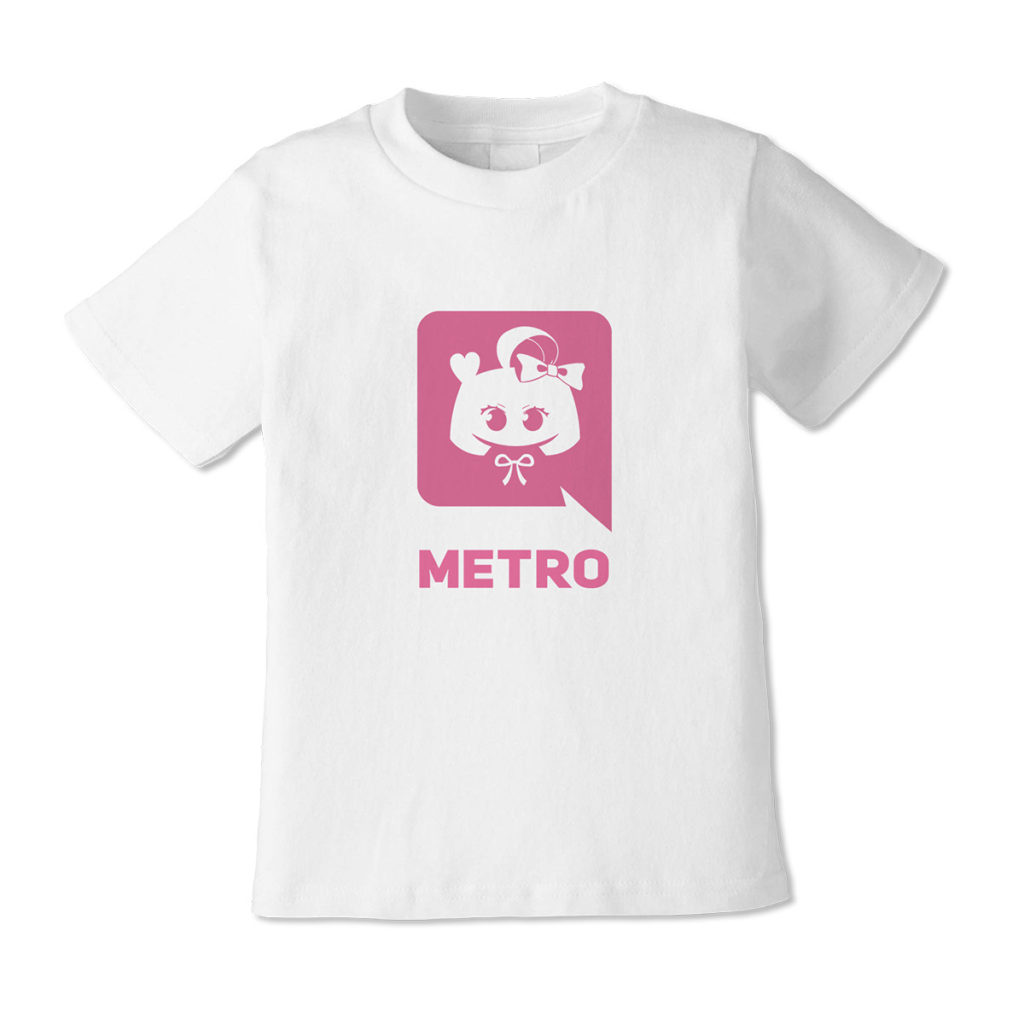 Takanashi Metro PARK Harajuku VIRTUAL REALI-T vol2 Shirt with pink discord logo with a bow and anime eyes