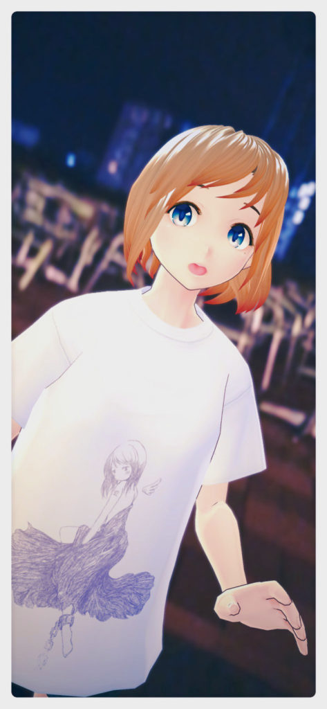 Ryo Asakura seventhgraphics virtual character Liang-Liang modeling her VIRTUAL REALI-T vol2 T-Shirt